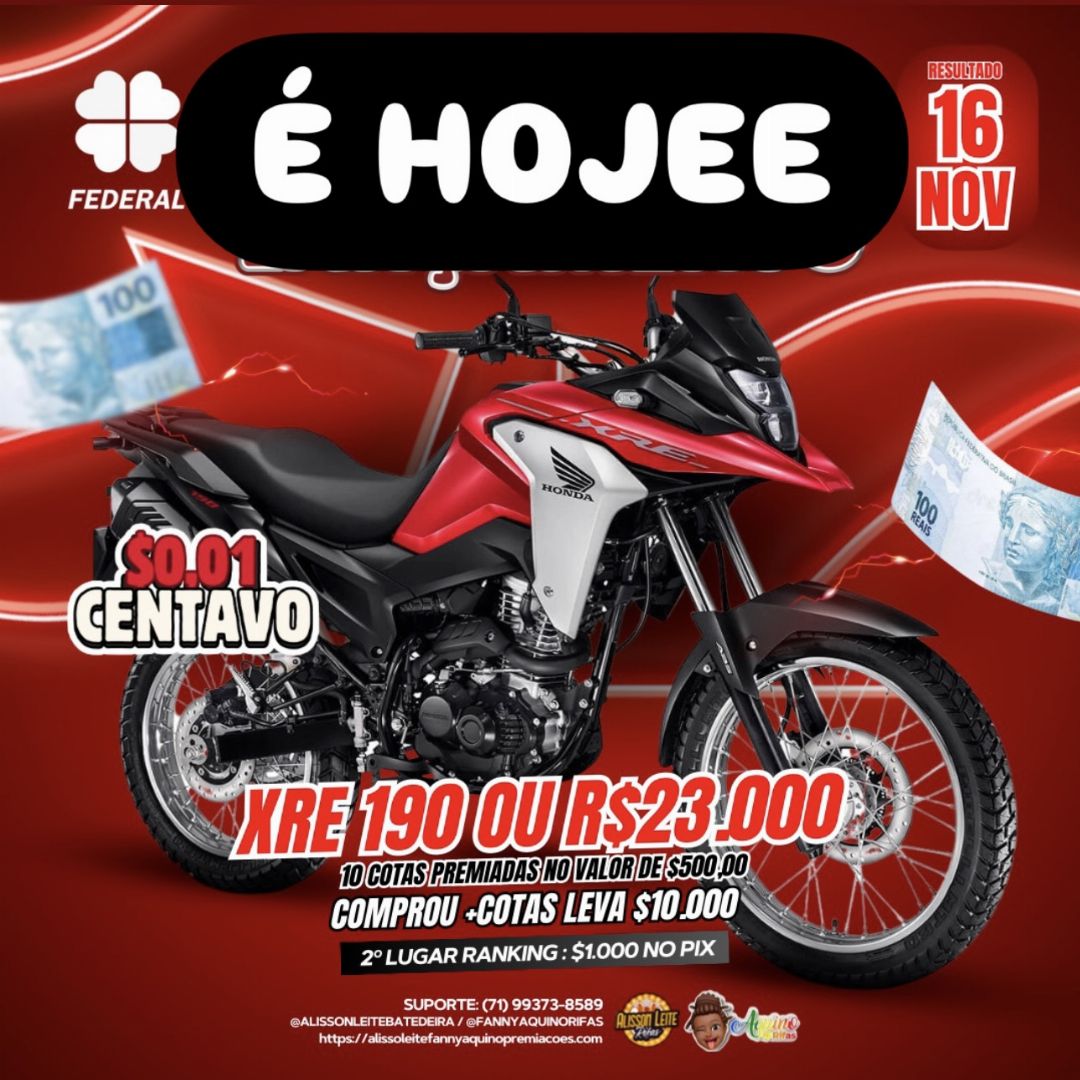 XRE 2025 OU R$23.000,00